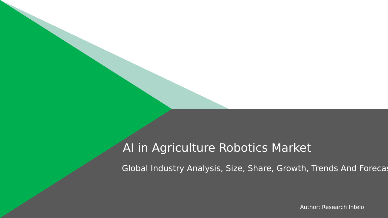 AI in Agriculture Robotics Market Research Report 2033